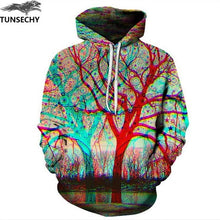 Load image into Gallery viewer, TUNSECHY Men/Women Hoodies With Hat Hoody Print Color Blocks Autumn Winter 3D Sweatshirts Hooded Hood Tops Wholesale and retail