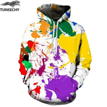 Load image into Gallery viewer, TUNSECHY Men/Women Hoodies With Hat Hoody Print Color Blocks Autumn Winter 3D Sweatshirts Hooded Hood Tops Wholesale and retail