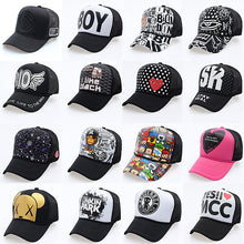 Load image into Gallery viewer, 2019 New Fashion Cartoon Hip Hop Baseball Caps Wholesale Adjustable Fitted Hats Casual Letter Printing Wash Cap For Men Women