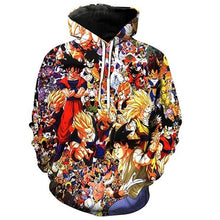 Load image into Gallery viewer, Dragon Ball Z Cartoon 3D Hoodie Sweatshirts Men Women Hoodie Anime Casual Tracksuits Jackets Harajuku Hooded Pullover Son Goku