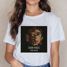 Load image into Gallery viewer, Shawn Mendes Funny Printed T Shirts Women Harajuku Ullzang Fashion T-shirt 90s Graphic Funny Print Tshirt Summer Top Tees Female