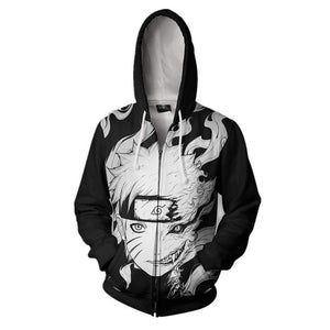 Anime Naruto Hoodie 4th 7th Hokage Uzumaki Naruto Uchiha Sasuke Hatake Kakashi Ootutuki Zipper Coat Tops Thin Hoodies Sweatshirt