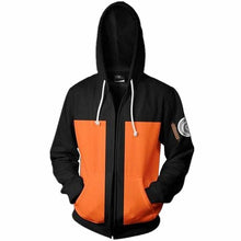 Load image into Gallery viewer, Anime Naruto Hoodie 4th 7th Hokage Uzumaki Naruto Uchiha Sasuke Hatake Kakashi Ootutuki Zipper Coat Tops Thin Hoodies Sweatshirt