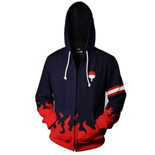 Load image into Gallery viewer, Anime Naruto Hoodie 4th 7th Hokage Uzumaki Naruto Uchiha Sasuke Hatake Kakashi Ootutuki Zipper Coat Tops Thin Hoodies Sweatshirt