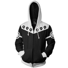 Load image into Gallery viewer, Anime Naruto Hoodie 4th 7th Hokage Uzumaki Naruto Uchiha Sasuke Hatake Kakashi Ootutuki Zipper Coat Tops Thin Hoodies Sweatshirt