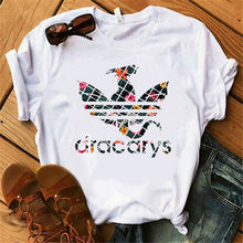 Load image into Gallery viewer, Dracarys GAME OF THRONE Female T Shirt Women Summer 2019 Dragon Print Tshirt White Casual Plus Size Streetwear Fashion T-shirts